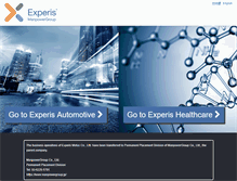 Tablet Screenshot of experismotus.com